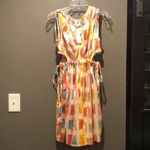 Anthropologie | gauzy, colorful sundress